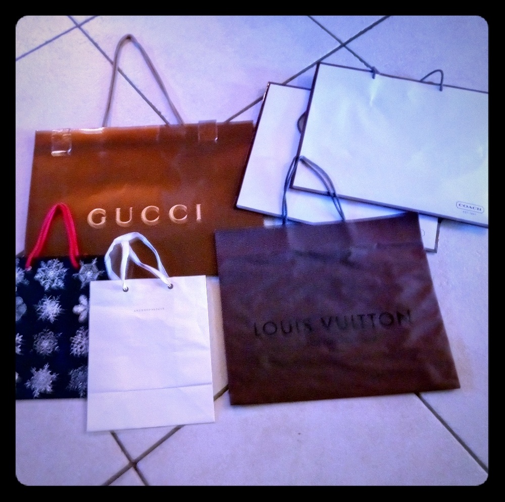 Designer shopping bags *Lot of 6*